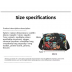 Lightweight Small Square Bag for All Seasons Floral Shoulder Messenger